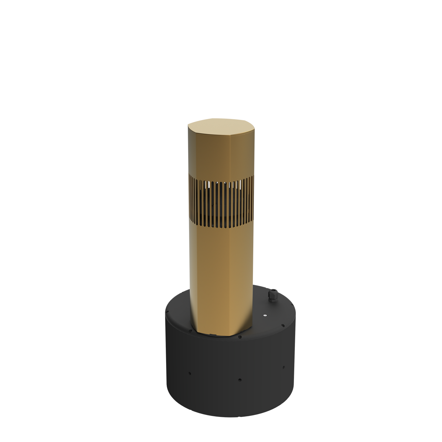 AMBISONIC 6” HEXAGONAL LANDSCAPE BOLLARD CHAMPAGNE ALSB64CH