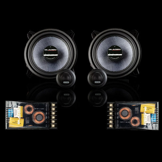 GLADEN RS  5" 2-WAY SHALLOW MOUNT KIT 100/70W 3OHM RS130SLIM