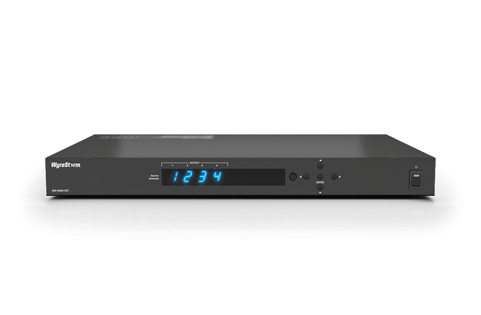 WYRESTORM 4K UHD 4x4 HDMI 1.4 MATRIX W/ 3 RCV MX0404KIT