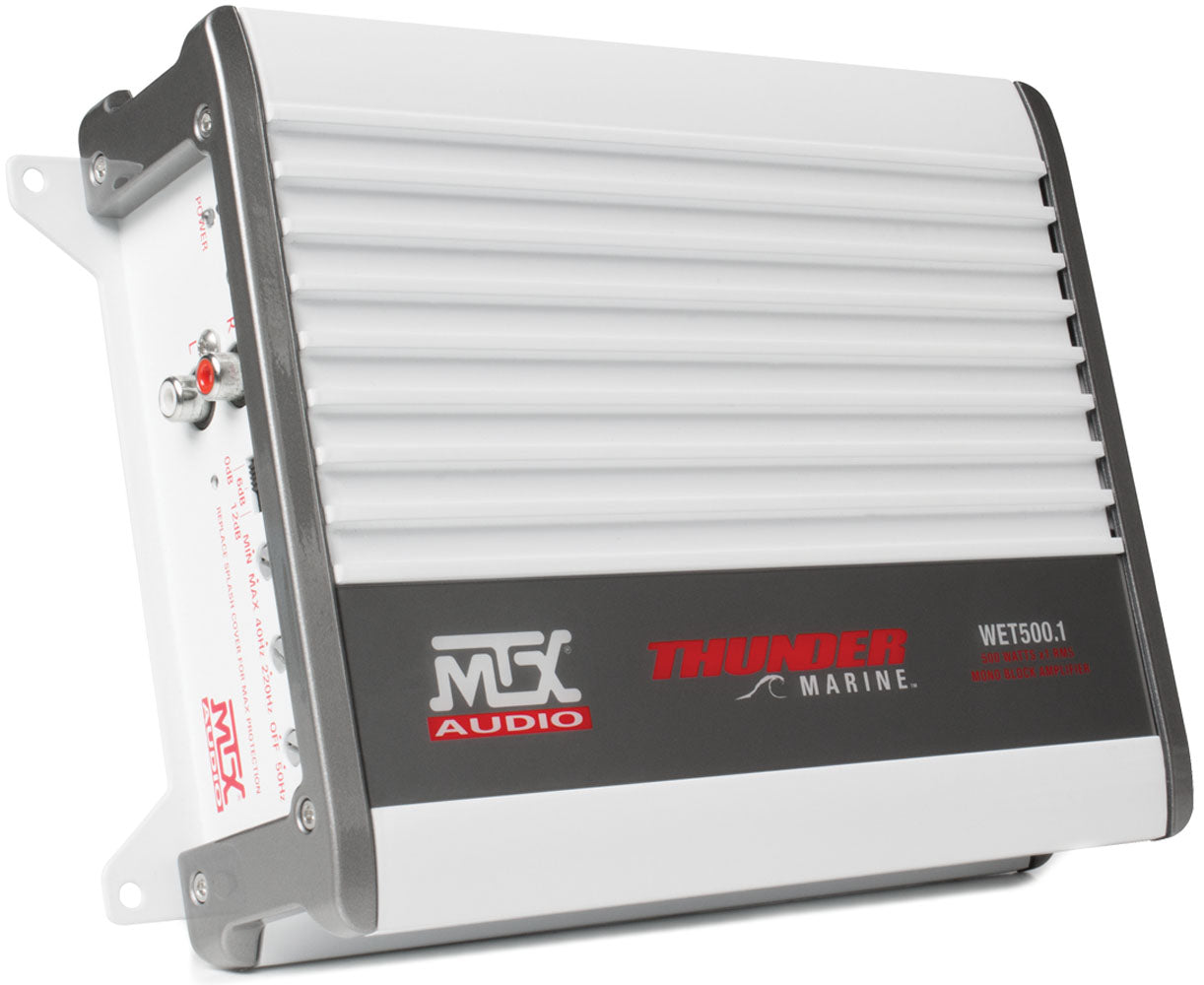 MTX WET SERIES 500 WATT X 1 RMS @ 2 OHM AMPLIFIER WET5001