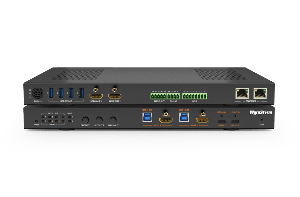 WYRESTORM SYNERGY 4K HDR 4X2 HDMI/USB-C MATRIX MX0402MST