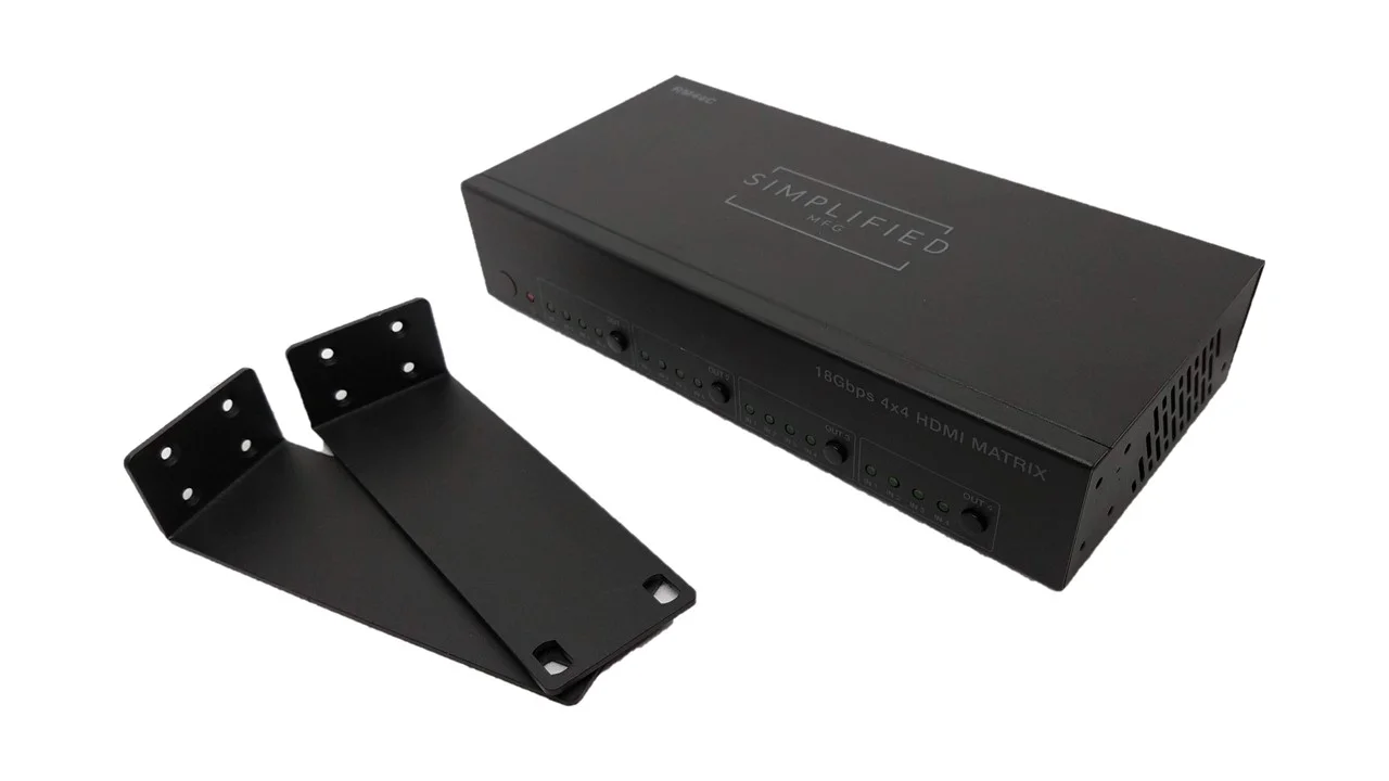 SIMPLIFIED 4X4 HDMI TO HDMI MATRIX RM44C