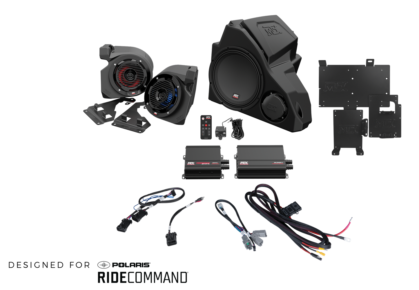 MTX POLARIS RZR RC THUNDER3 AUDIO SYSTEM RZR14RCTHUND3