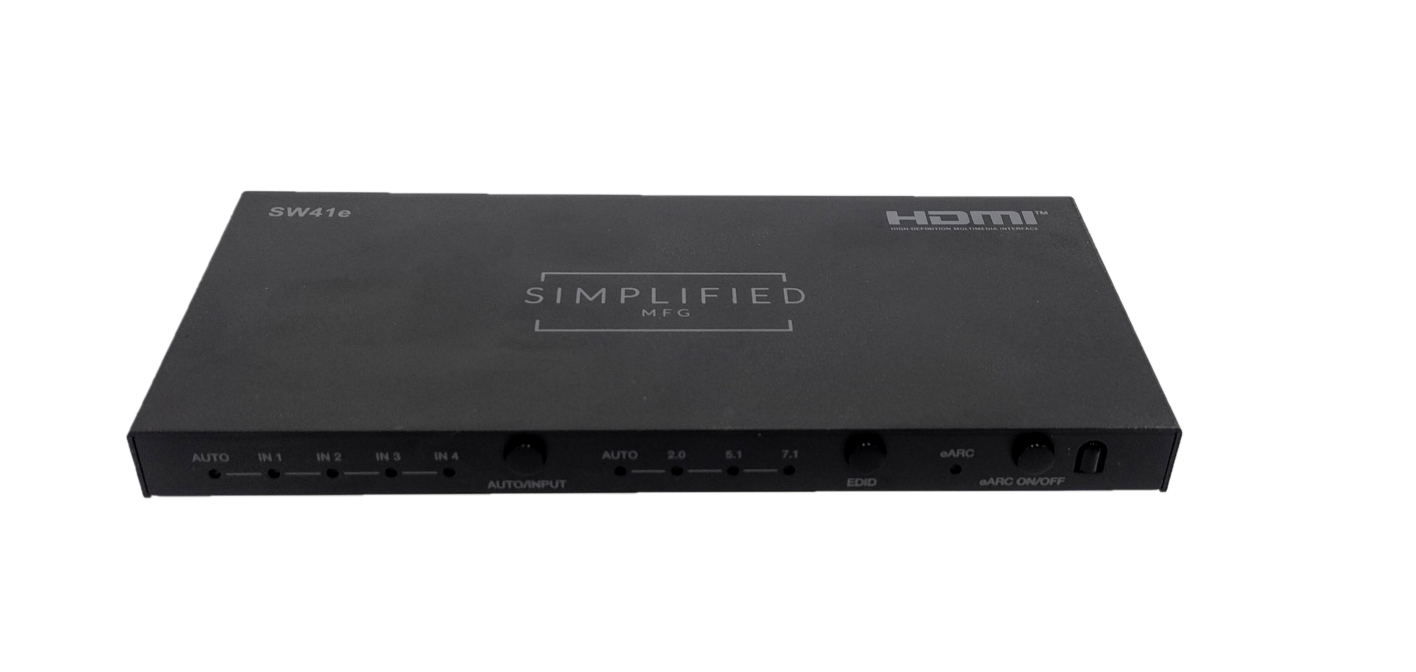 SIMPLIFIED ARC BASED AUTO SWITCH W/ EARC SW41E