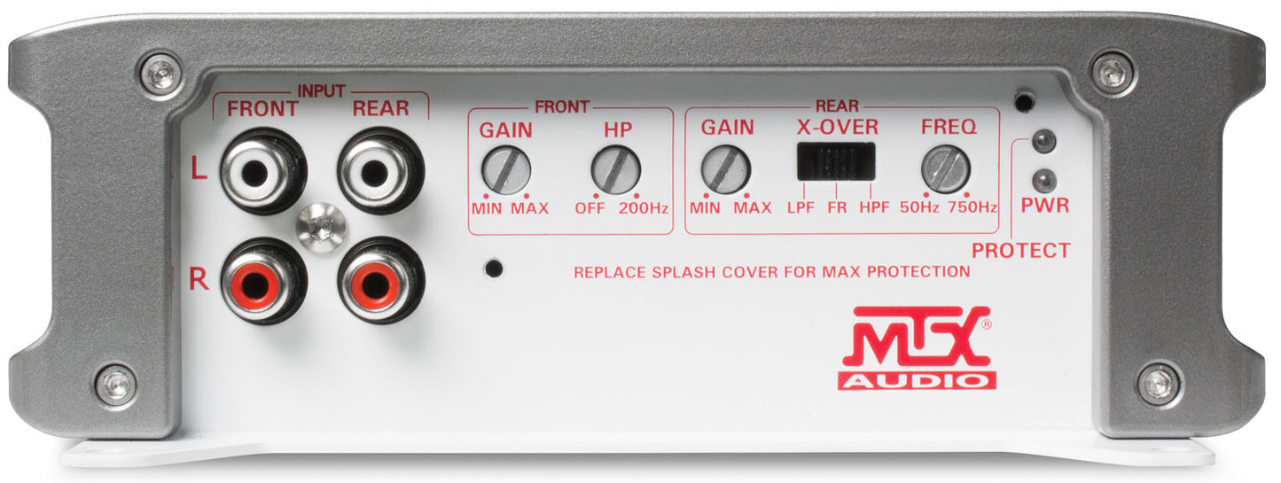 MTX WET SERIES 75 WATTS X 4 RMS @ 2 OHM AMPLIFIER WET754