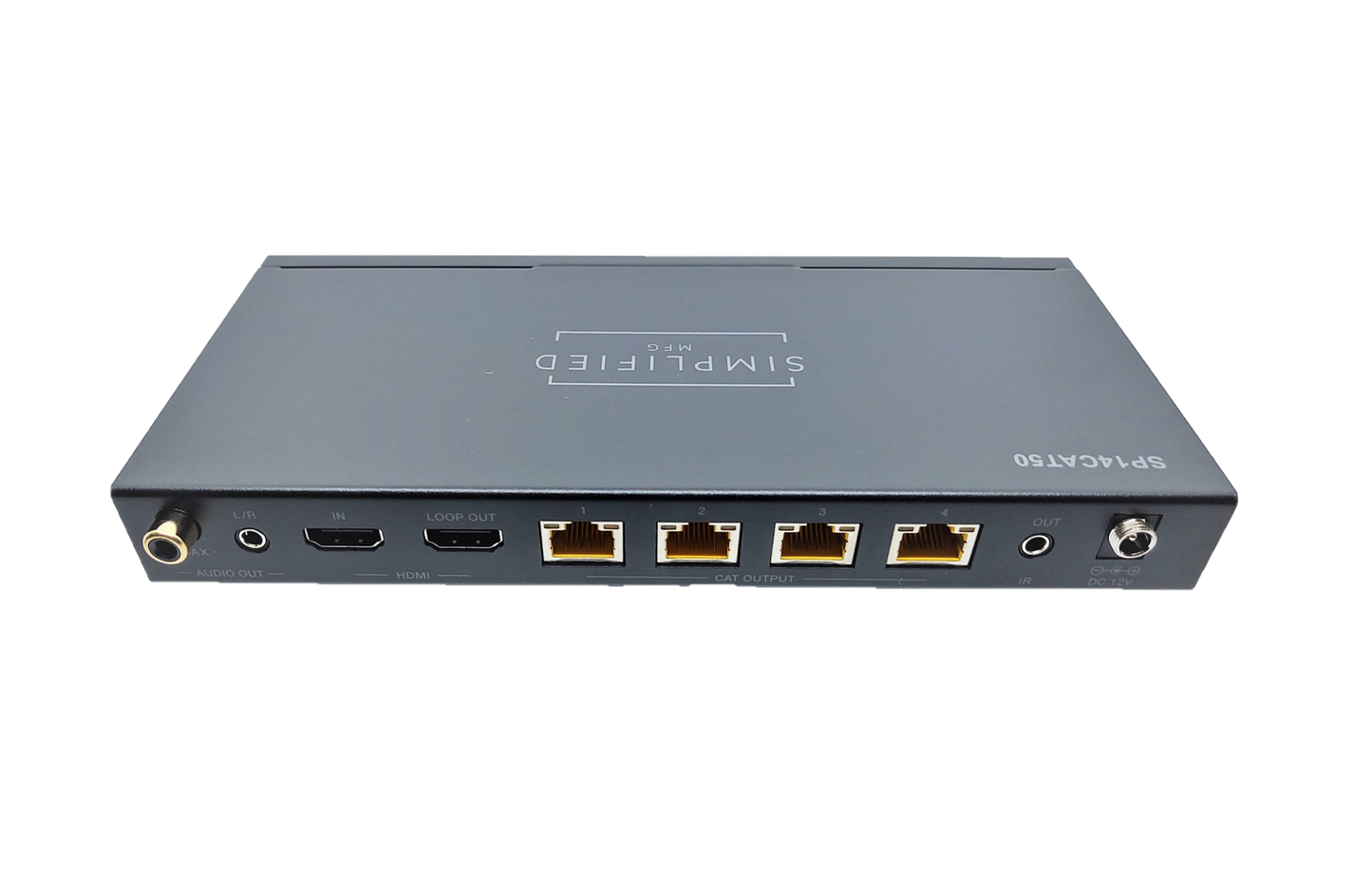 SIMPLIFIED HDMI 2.0B (18 GBPS) 1 TO 4 HDMI SPLIT SP14CAT50