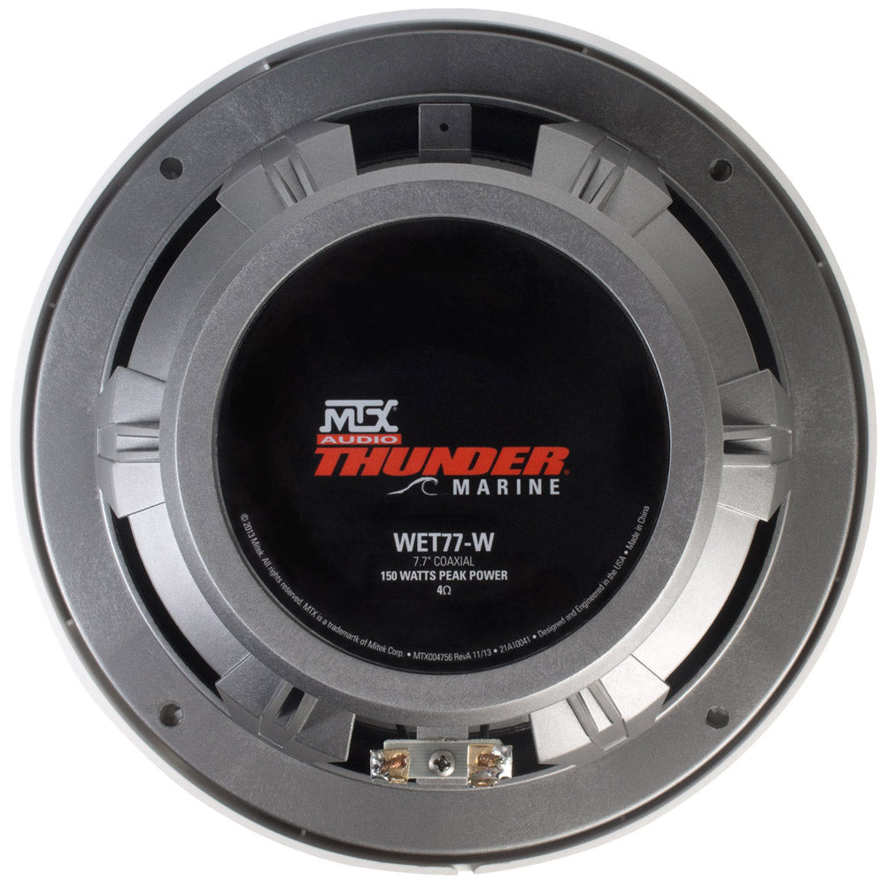 MTX WET SERIES 7.7 2-WAY COAX MARINE SPEAKERS - WHITE WET77W