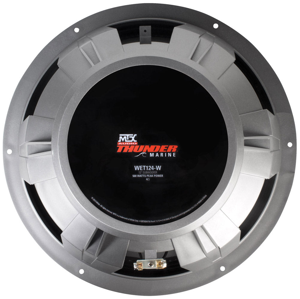 MTX WET SERIES 12 4 OHM SUBWOOFER - WHITE WET124W