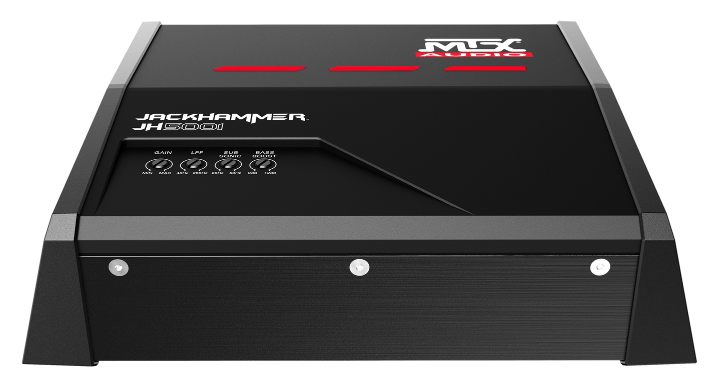 MTX JACKHAMMER 550 WATT RMS MONO BLOCK AMP JH5001