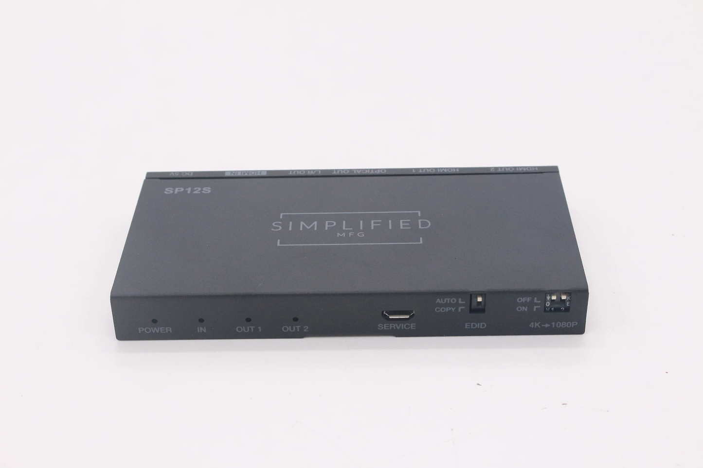 SIMPLIFIED HDMI 2.0B (18 GBPS) 1 TO 2 HDMI SPLITTER SP12S