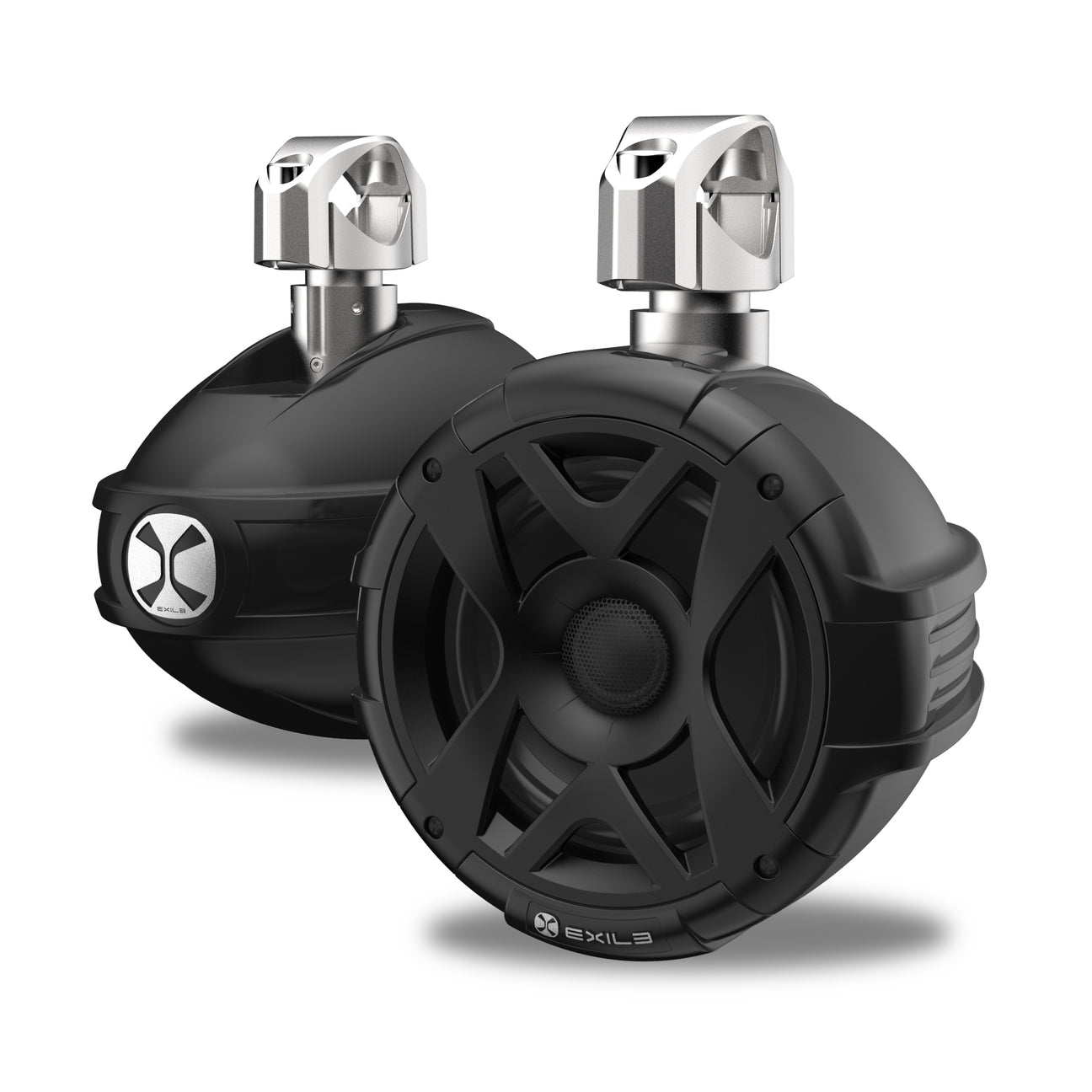 EXILE 7" MARINE COAXIAL TOWER SPEAKERS W/ CLAMP SXT7