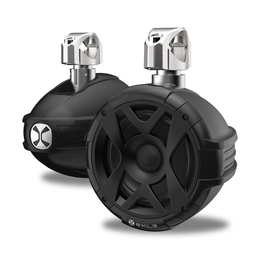EXILE 7" MARINE COAXIAL TOWER SPEAKERS W/ CLAMP SXT7