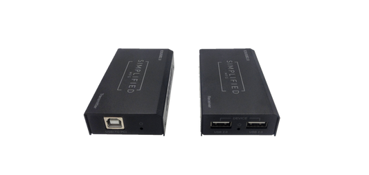 SIMPLIFIED 40M (131FT) USB2.0 OVER CAT CABLE EXT EXUSB20