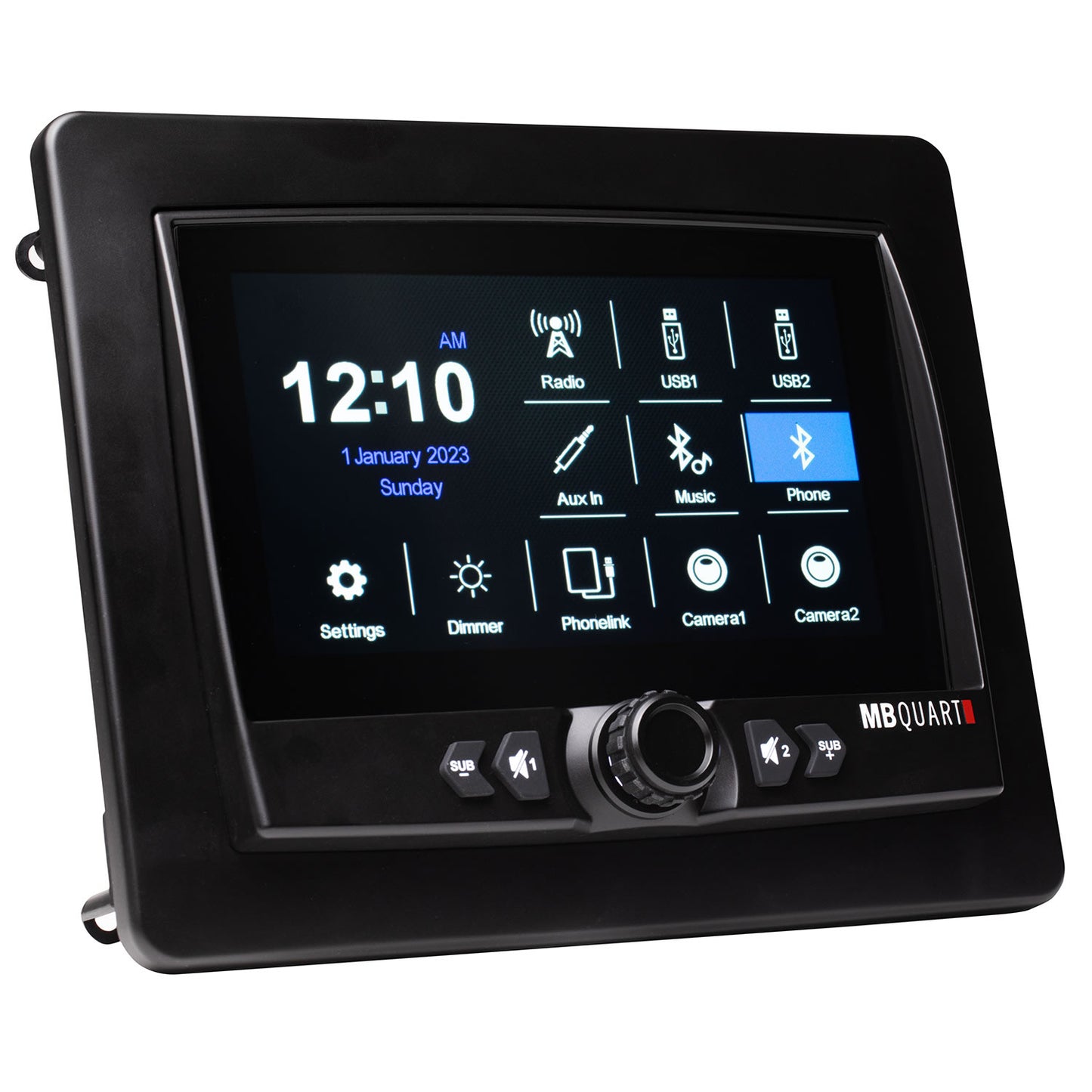 MB QUART 7" TOUCHSCREEN IP67 SOURCE UNIT GMR7V1