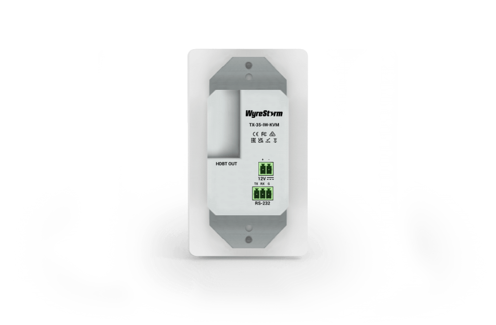 WYRESTORM HDMI & USB 1-GANG IN-WALL HDBASE TRANS TX35IWKVM