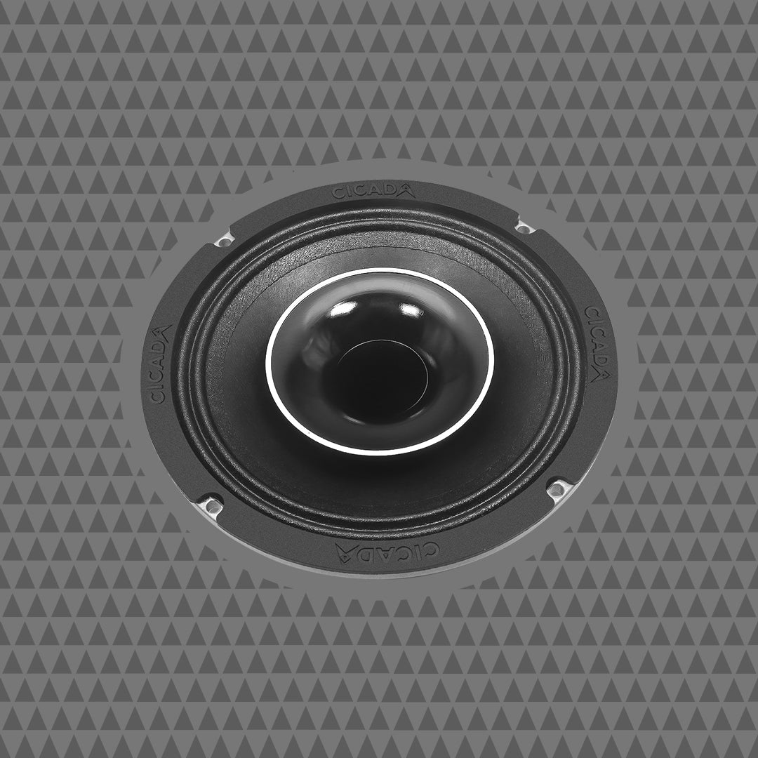 CICADA 6.5" 2 OHM COAX SPEAKER W/HORN HIGH EFFIC CH654V2