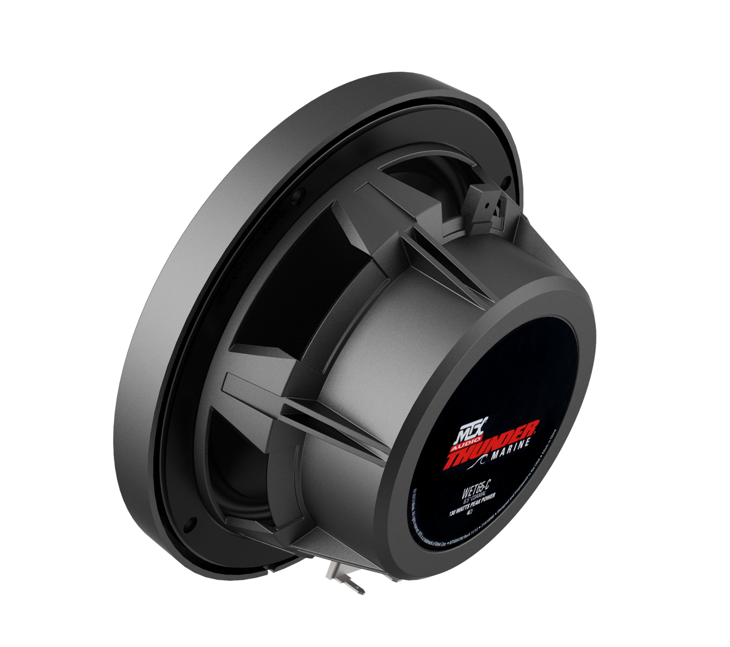 MTX WET SERIES 6.5 2-WAY COAX MARINE SPEAKERS - BLACK WET65C