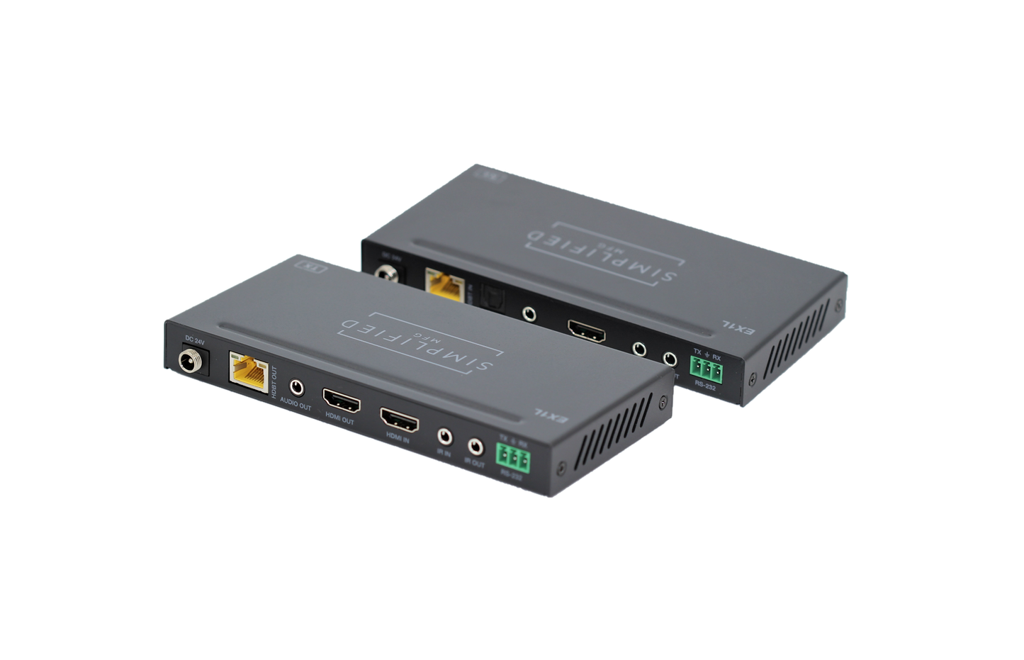 SIMPLIFIED 4K HDMI 2.0B (18GBPS) 120M HDMI EXTENDER KIT EX1L