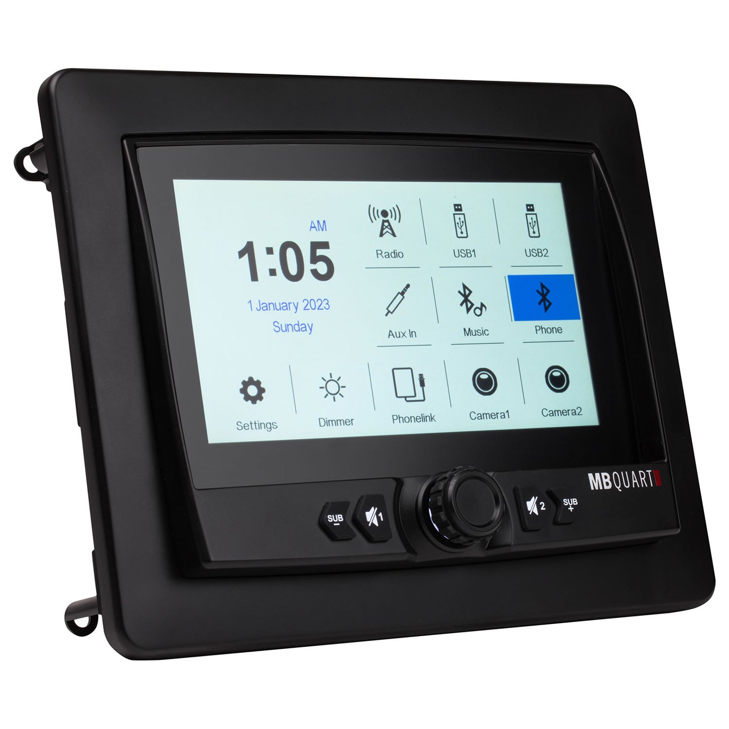 MB QUART 7" TOUCHSCREEN IP67 SOURCE UNIT GMR7V1