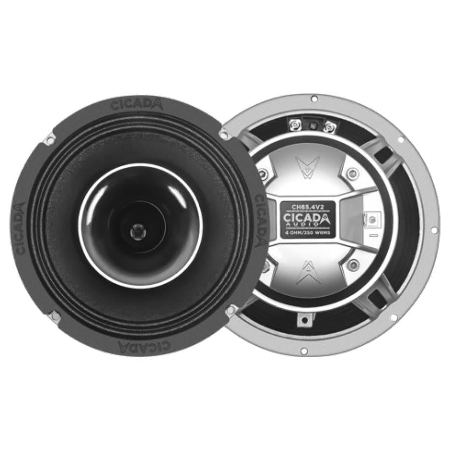 CICADA 6.5" 2 OHM COAX SPEAKER W/HORN HIGH EFFIC  CH652V2