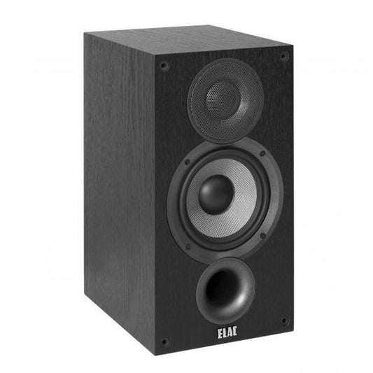 ELAC DEBUT 2.0 5.25" BOOKSHELF SPEAKERS BLACK DB52BK