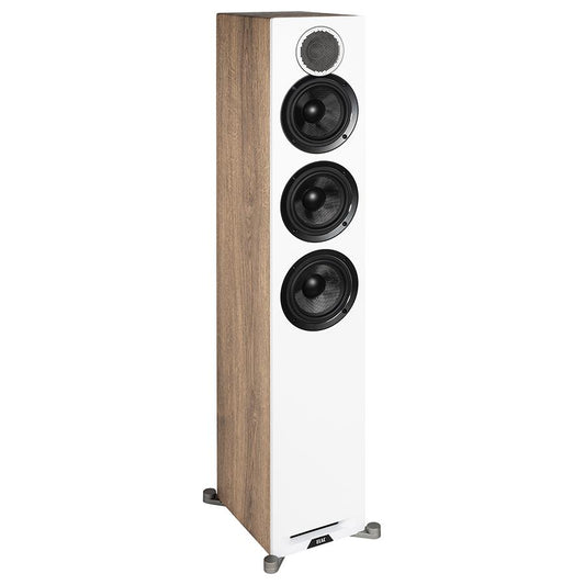 ELAC DEBUT REFERENCE 5.25" FLOOR STAND SPEAKER WHITE DFR52W