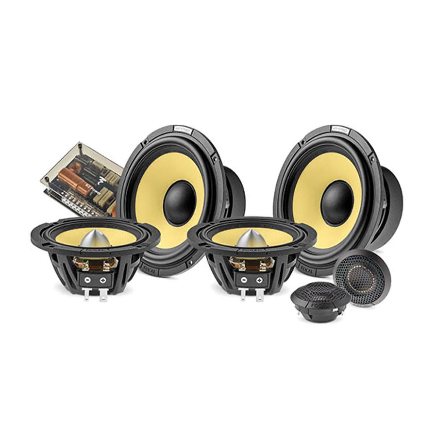 FOCAL K2 POWER KEVLAR EVO 3-WAY 6.5" COMPONENT KIT ES165KX3E