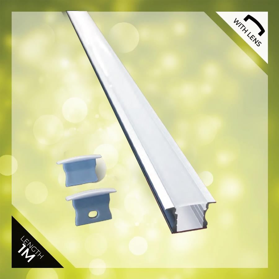 GLIMMER RECESSED CHANNEL 1 METER (39") GL1201RECWH1M