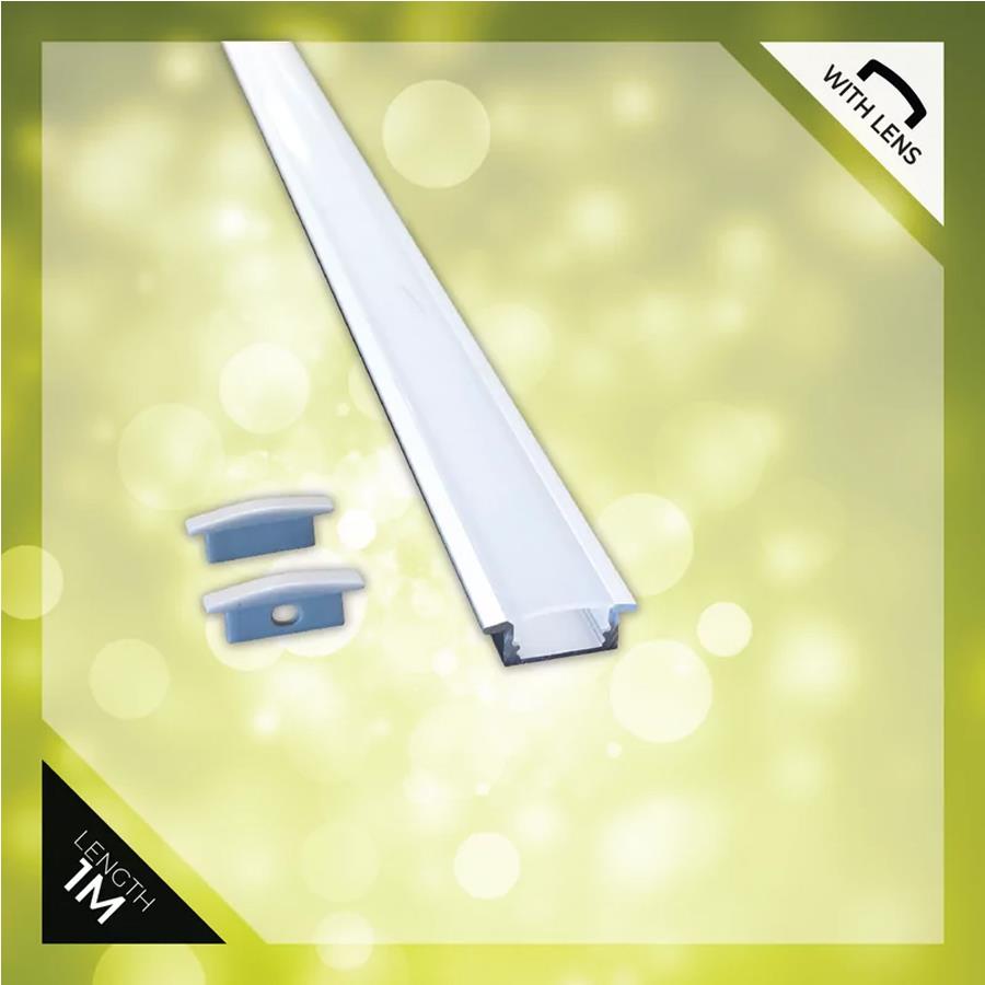 GLIMMER SHALLOW RECESSED CHANNEL 1 METER(39") GL1204RECSWH1M