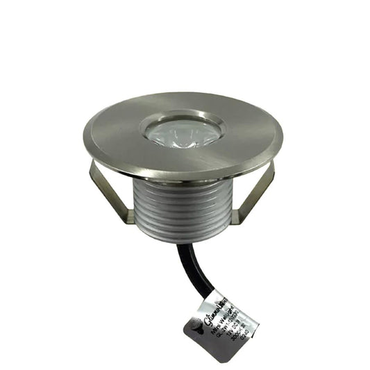 GLIMMER LINDSEY 1" MINI WELL LIGHT BR/NIC GL2W1RO12V3030BN