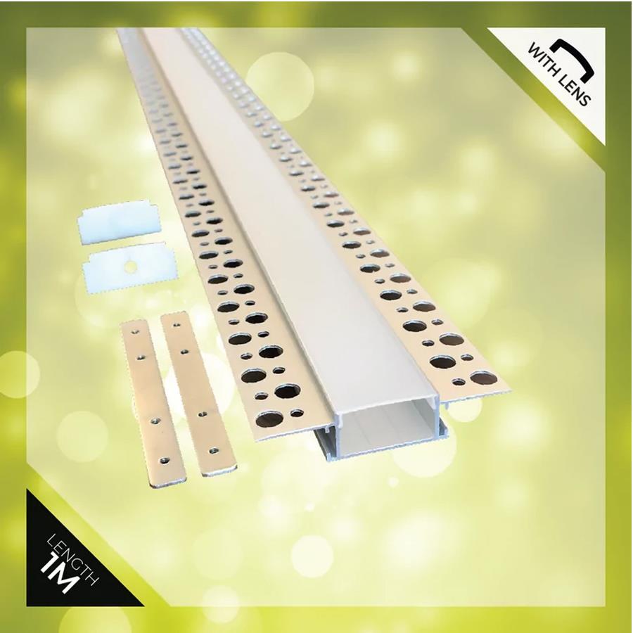 GLIMMER DRYWALL RECESSED CHANNEL 1 METER(39") GLDW011M