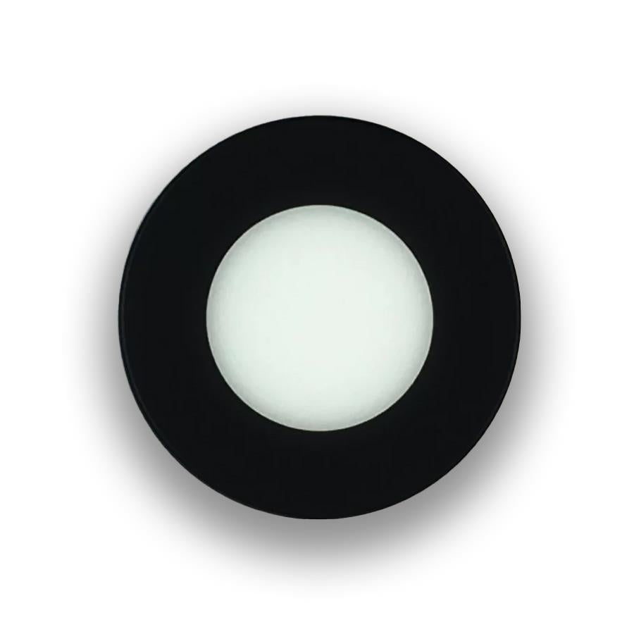 GLIMMER ALORA 3" ULTRA SLIM PUCK LIGHT BLK GLTPUCK12VBK