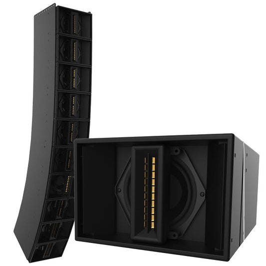 AMBISONIC CUSTOM 10 SPEAKER LINE ARRAY 8 OHM BLACK HDLA10AW