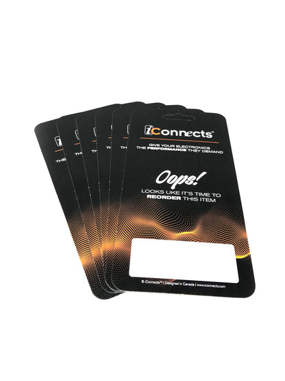 ICONNECTS INVENTORY CARD SMALL (25 IN BUNDLE) ICINVCARDS