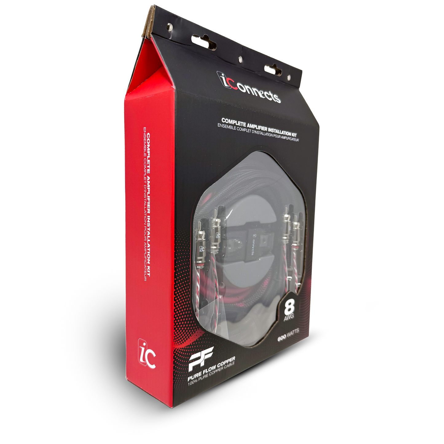 iCONNECTS PRO 8 AWG 600W AMPLIFIER KIT ICPRO600K