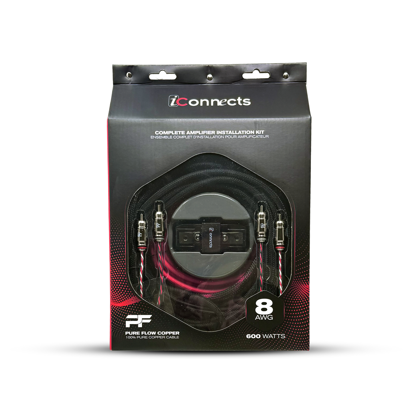 iCONNECTS PRO 8 AWG 600W AMPLIFIER KIT ICPRO600K