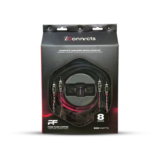 iCONNECTS PRO 8 AWG 600W AMPLIFIER KIT ICPRO600K