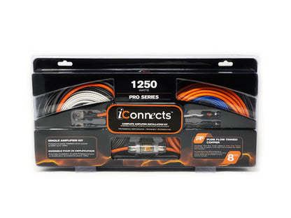 iCONNECTS PRO8 AWG 2000W AMPLIFIER KIT ICPRO81250