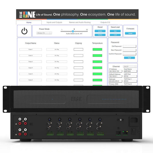 ELAC 12X75W  DSP AMPLIFIER ISAMP1275BK