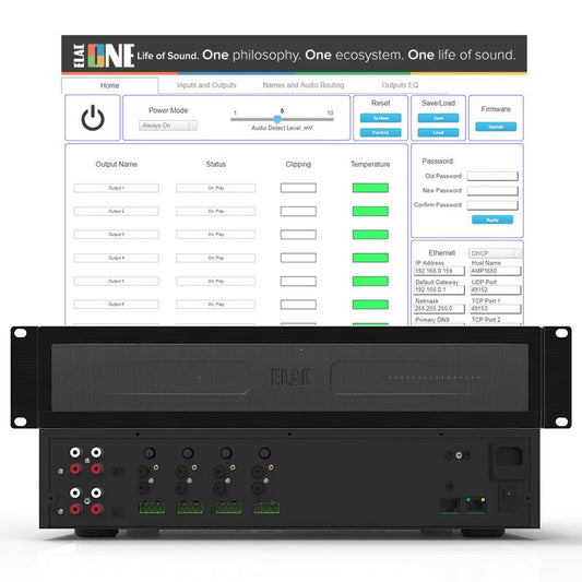 ELAC 8X100W  DSP AMPLIFIER ISAMP8100BK