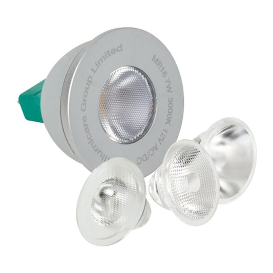 ILLUMICARE LED SGL LENS REP OPTICS 15SP-60WF LEDMR165W2700K