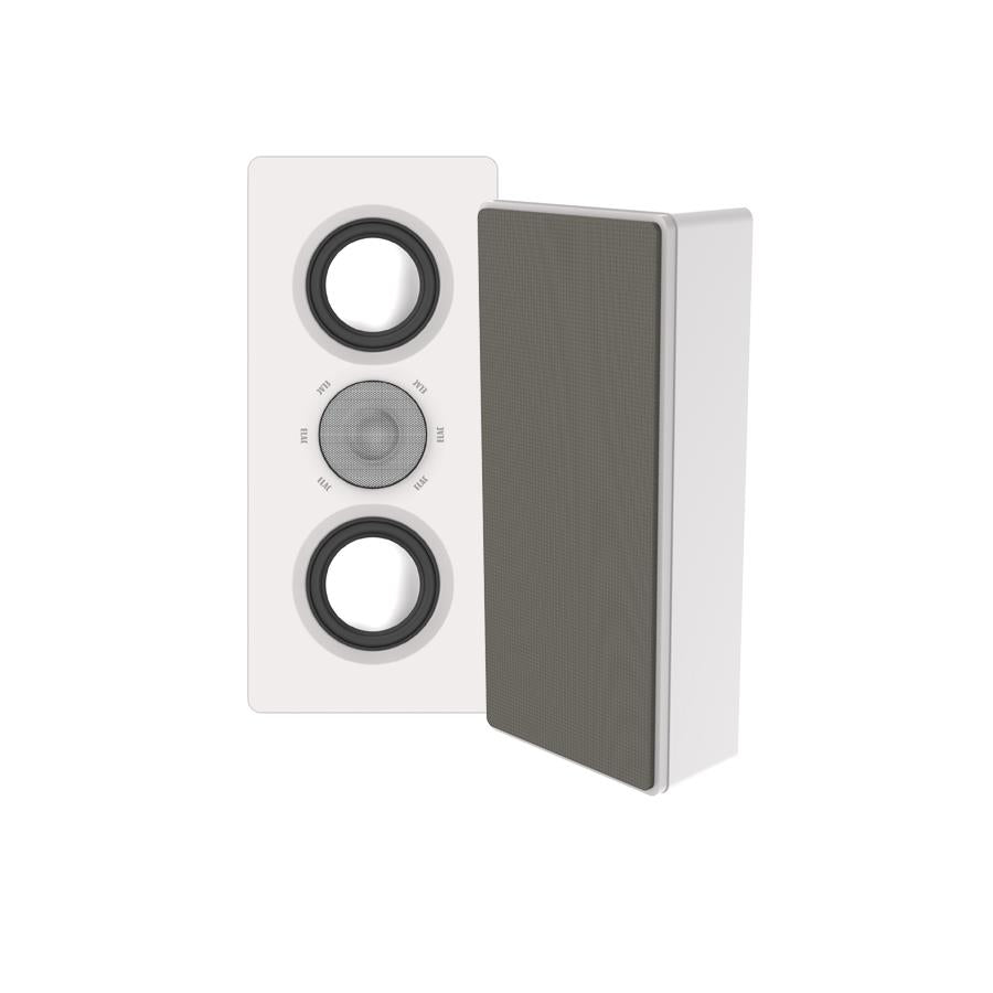 ELAC MURO SERIES DUAL 4"(1 ACT 1 PAS) ON-WALL 2 WAY WHITE