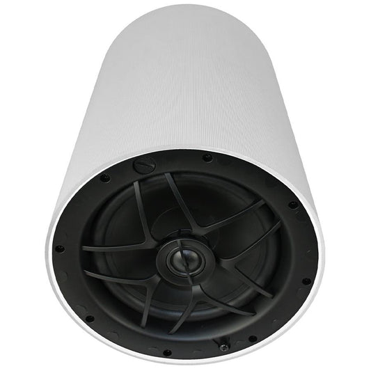 ORIGIN 8" PENDANT 70V/8 OHM SPEAKER WHITE PP80W