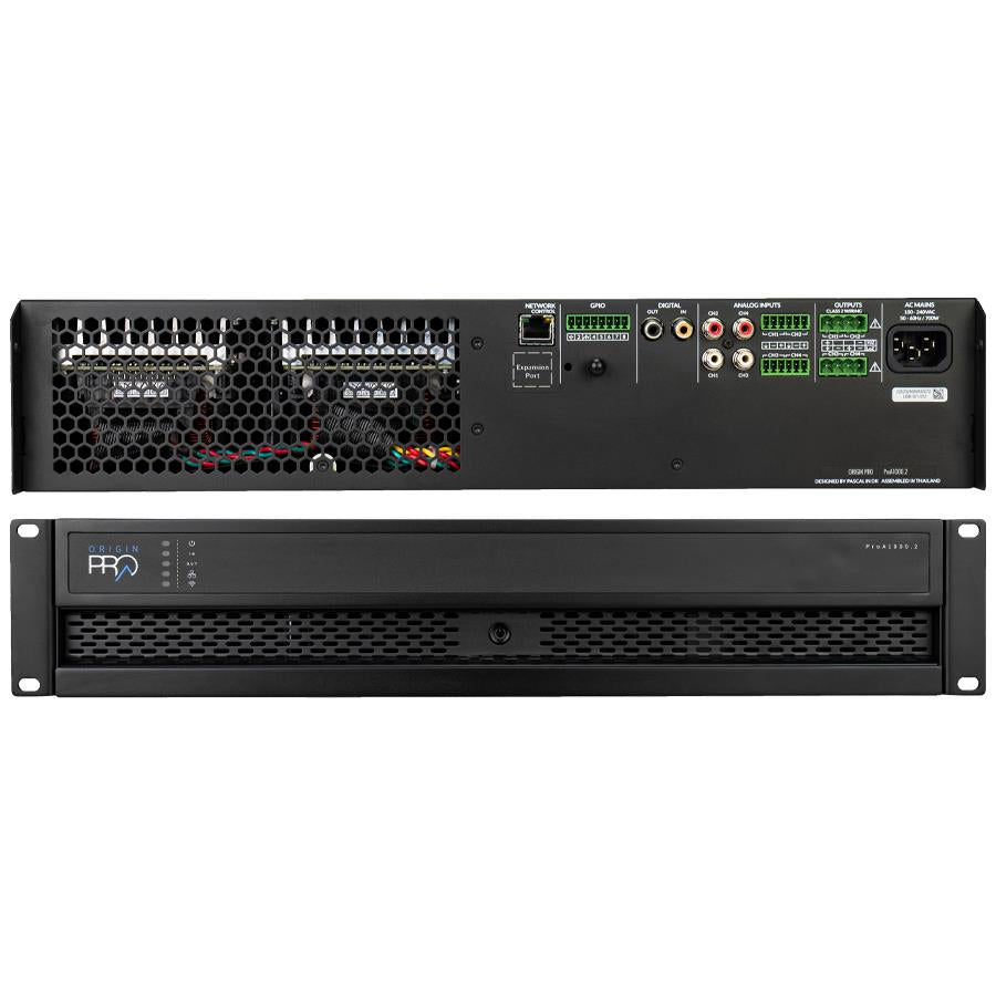 ORIGIN PRO 4CH 500W/CH POWER AMPLIFIER PROA10002