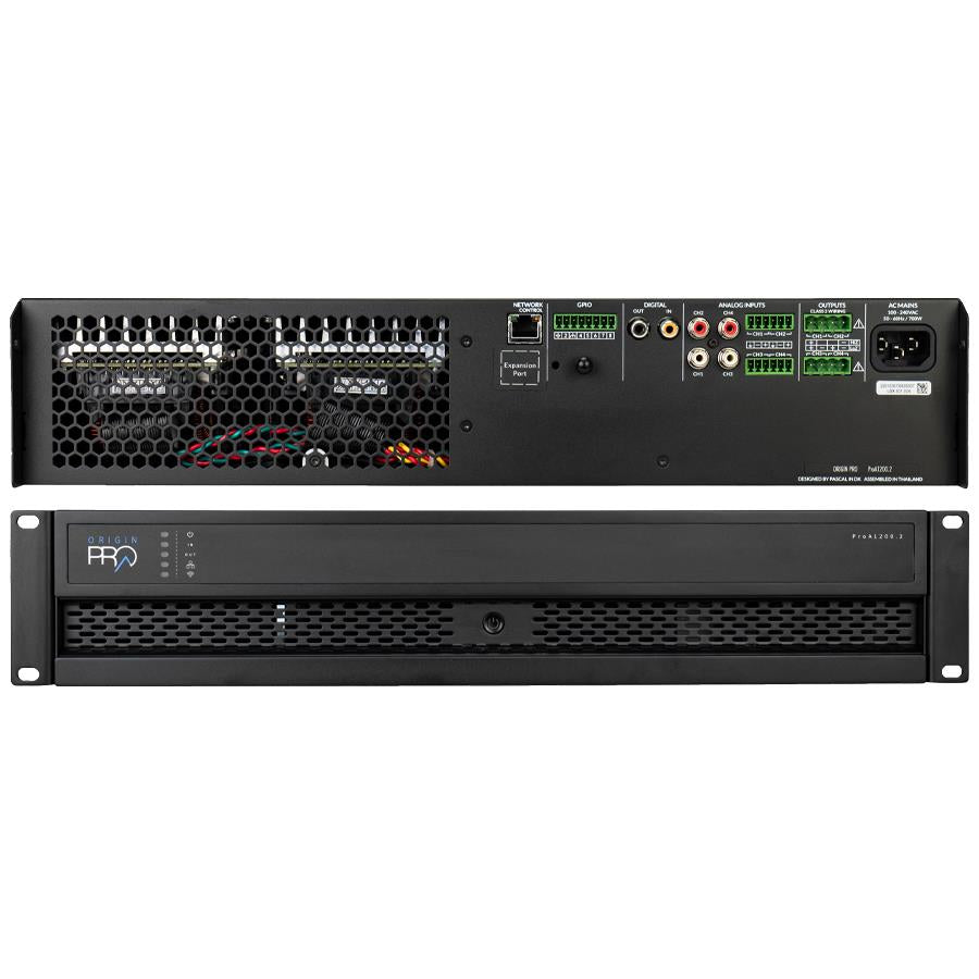 ORIGIN PRO 4CH 750W/CH POWER AMPLIFIER PROA12002