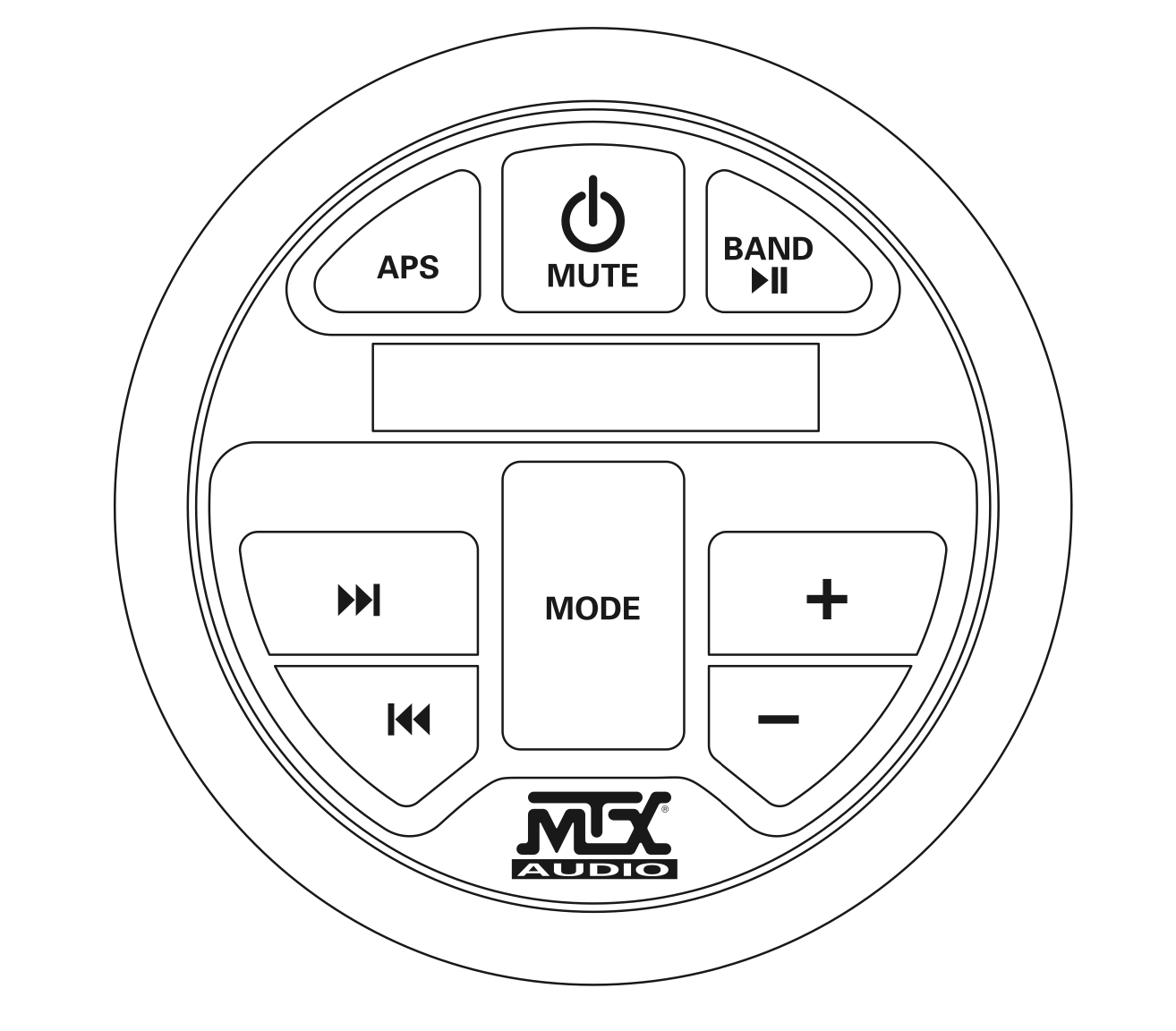 MTX  HEAD UNIT W/WIRE HARANESS  HU0008