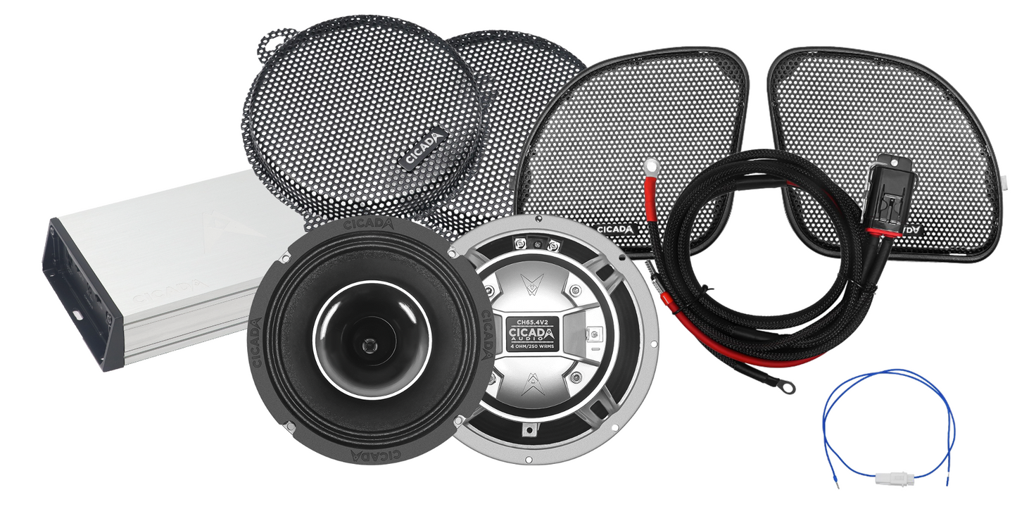 CICADA 4 CH CX AMP & 4 SPK CHV2 SPEAKER SYSTEM 14CXCHV24X4