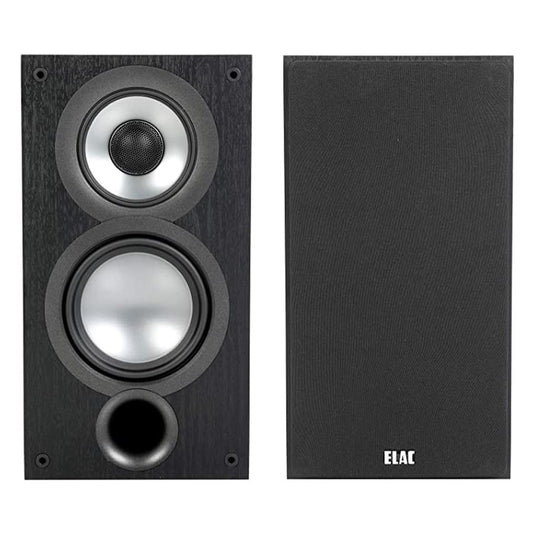 ELAC UNI-FI 2.0 5.25" BOOKSHELF SPEAKERS BLACK UB52BK