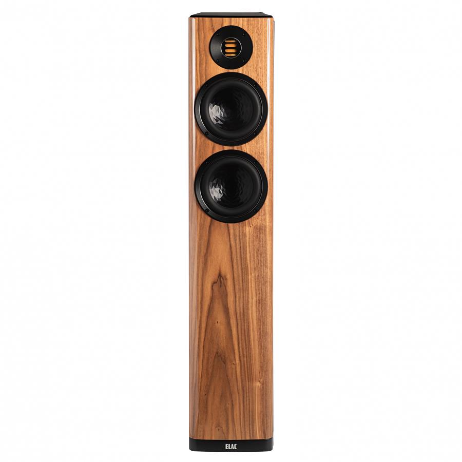 ELAC VELA FLOOR STANDING SPEAKERS GLOSS WALNUT VFS407GN