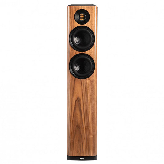 ELAC VELA FLOOR STANDING SPEAKERS GLOSS WALNUT VFS407GN